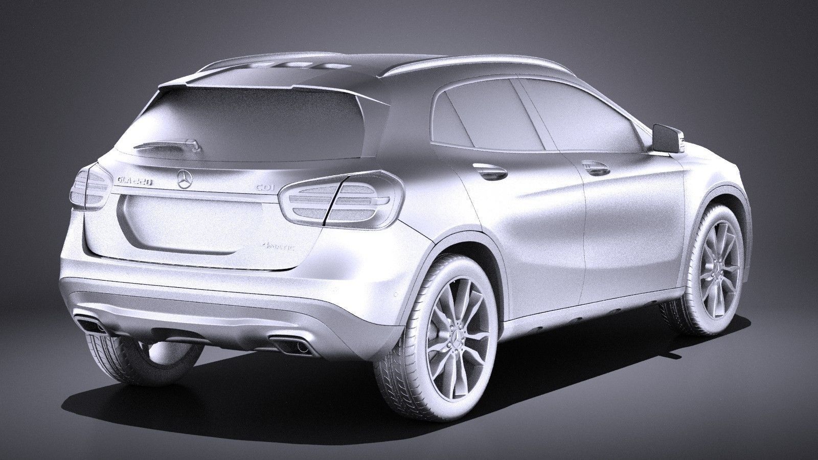 Mercedes Benz GLA 2015 VRAY 3D model_11
