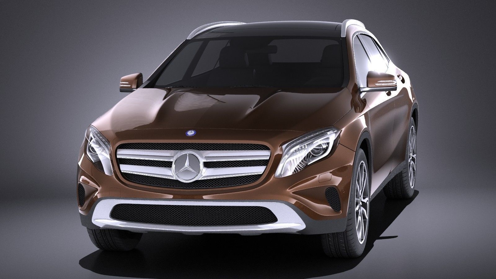 Mercedes Benz GLA 2015 VRAY 3D model_1