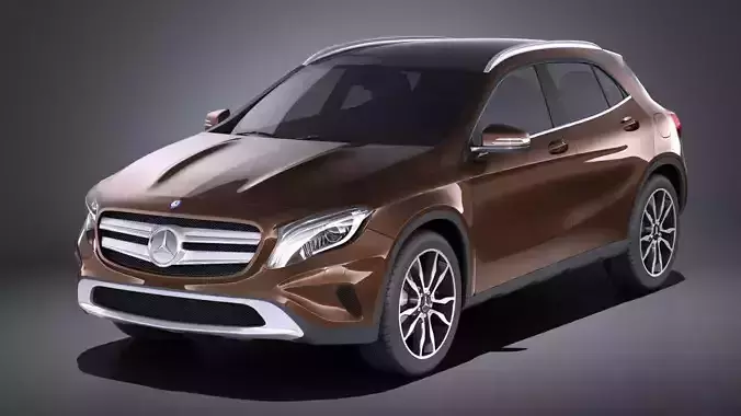Mercedes Benz GLA 2015 VRAY 3D model Mercedes Benz GLA 2015 VRAY 3D model