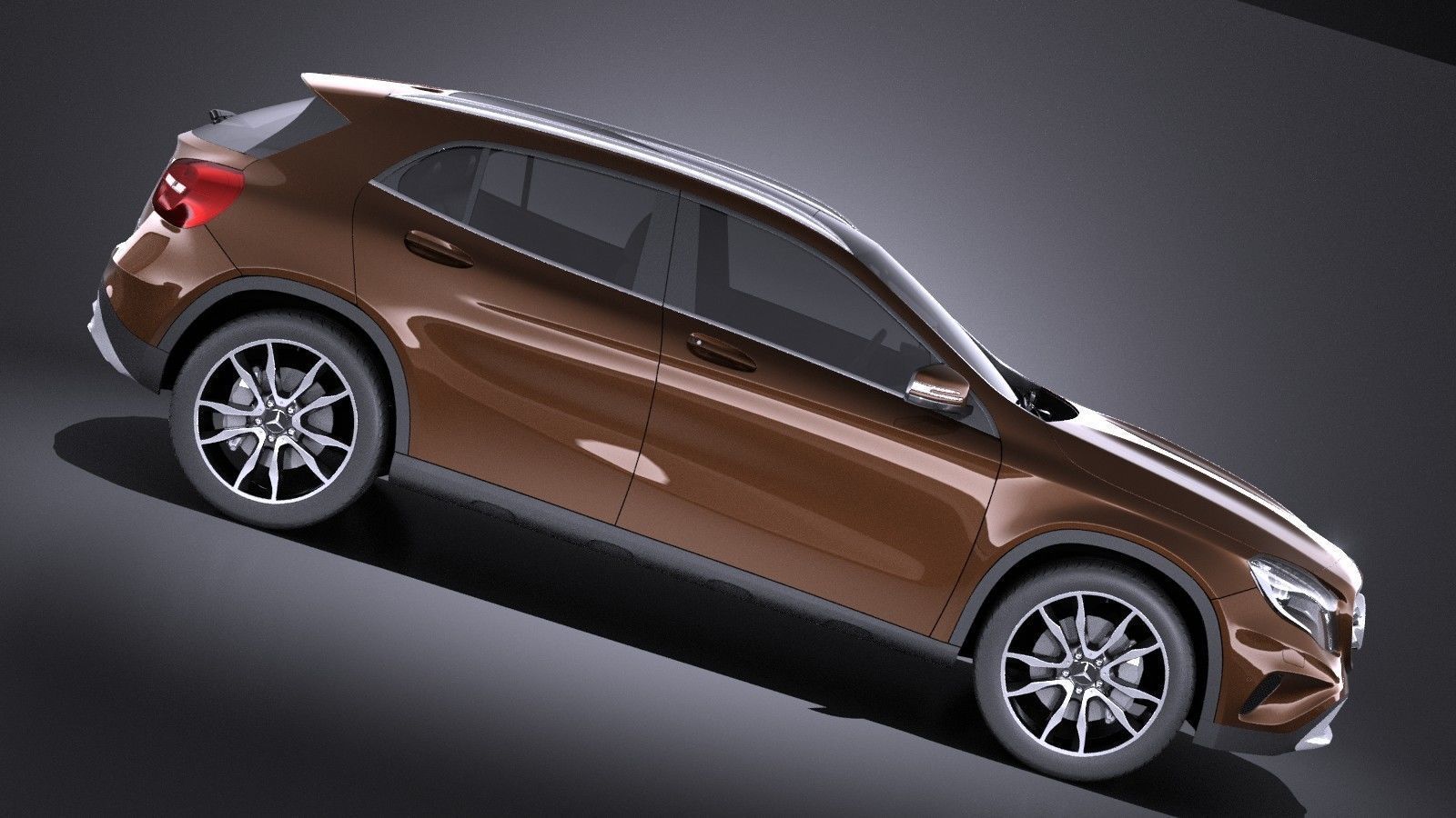 Mercedes Benz GLA 2015 VRAY 3D model_6