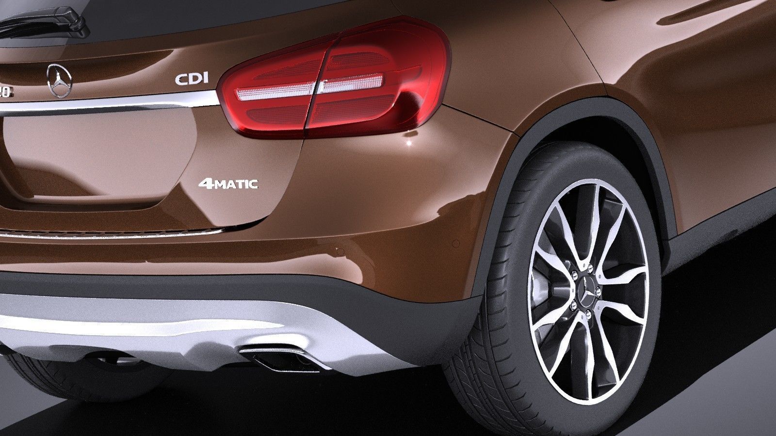 Mercedes Benz GLA 2015 VRAY 3D model_3