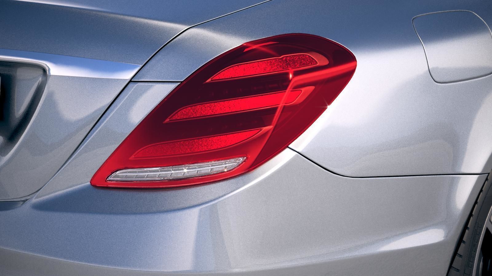 Mercedes S-class 2018 3D model_16