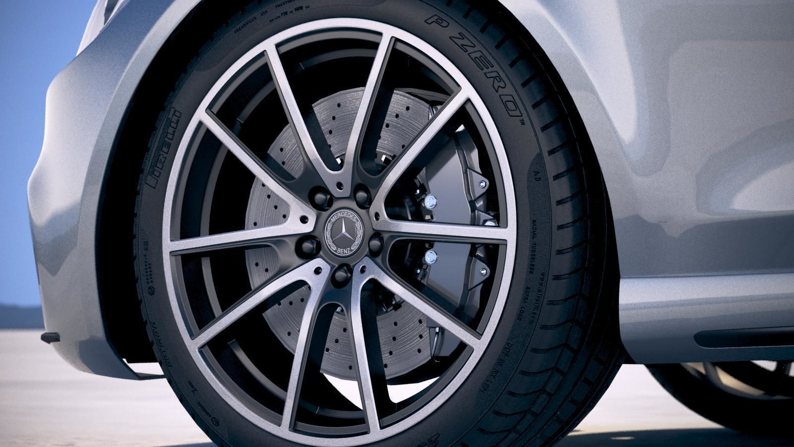 Mercedes S-class 2018 3D model_14