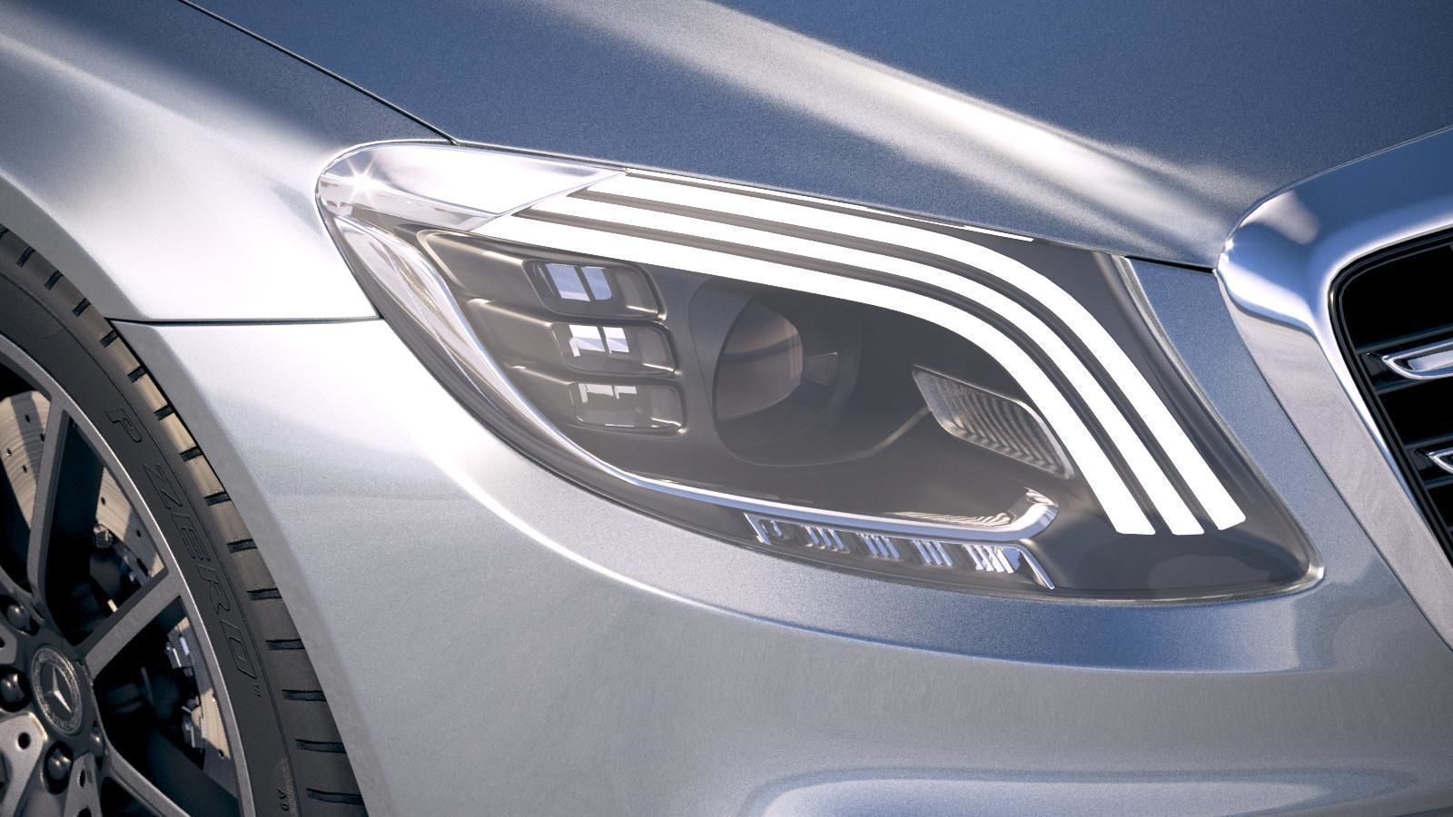 Mercedes S-class 2018 3D model_15