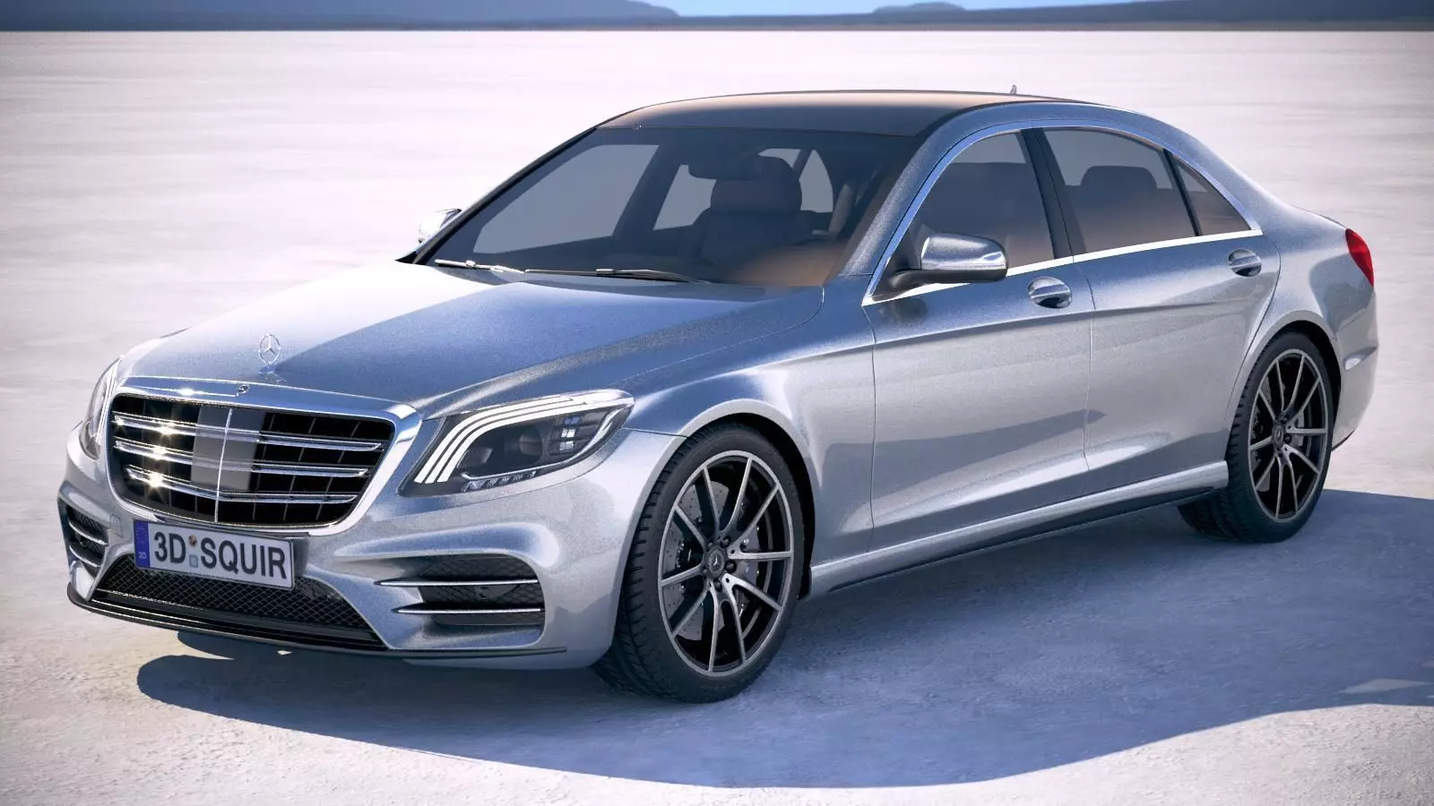 Mercedes S-class 2018 3D model_0