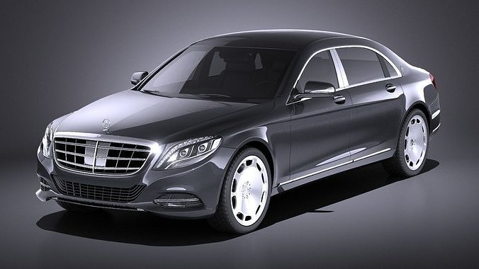 Mercedes-Benz S-Class Maybach 2016 VRAY 3D model