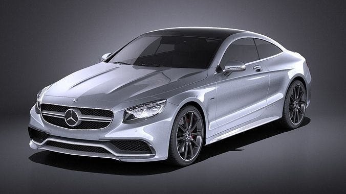 Mercedes-Benz S63 AMG Coupe 2016 VRAY 3D model