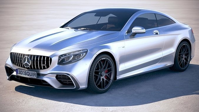 Mercedes S63 AMG coupe 2018 3D model