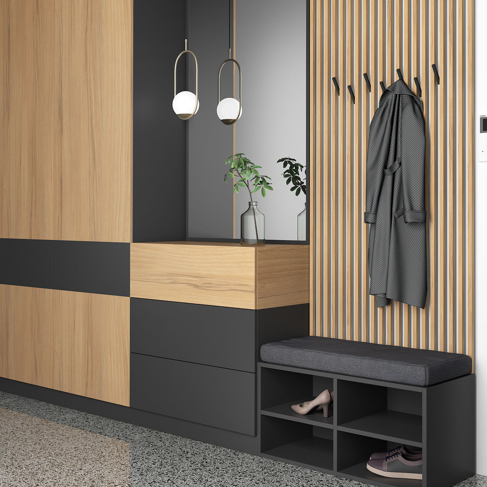 Entryway furniture 19 3D model_1