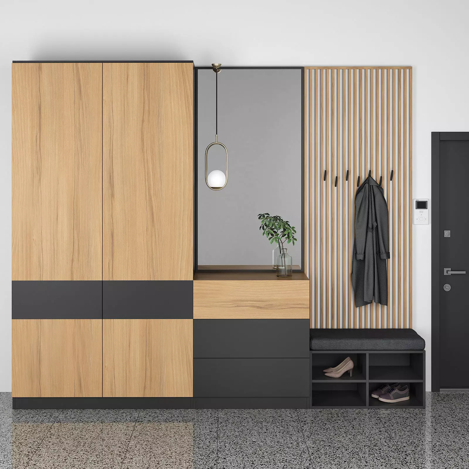 Entryway furniture 19 3D model_0