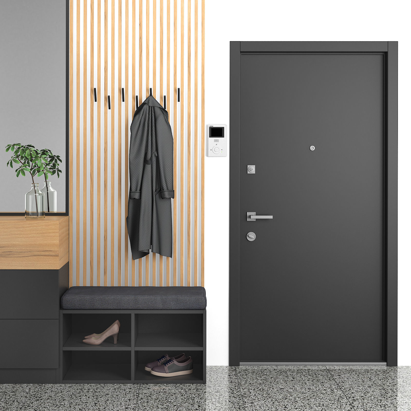 Entryway furniture 19 3D model_2