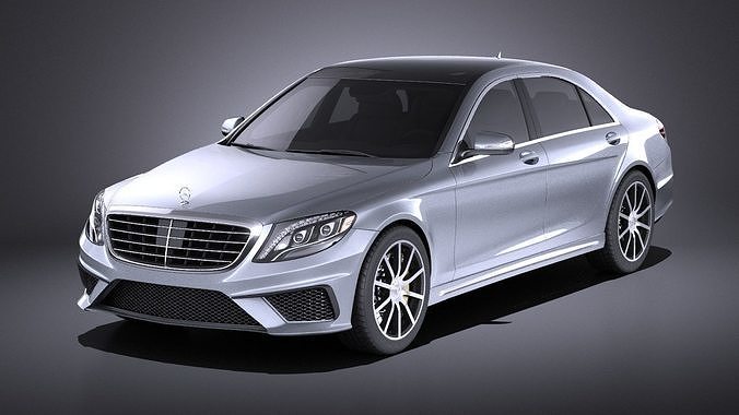 Mercedes-Benz S-Class S63 AMG 2016 VRAY 3D model