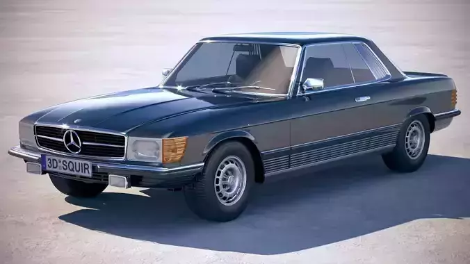 Mercedes SLC c107 1981 3D model