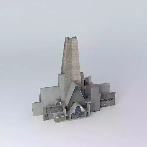 Basilica de Higuey  Higuey  Republica Dominicana Free 3D model