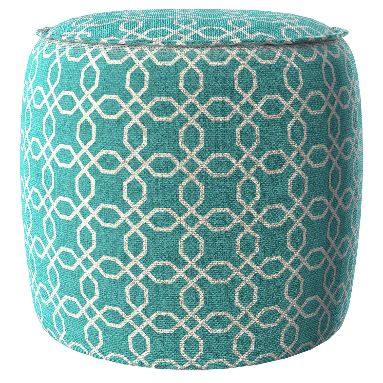 Geometric round pouf 6300-874 3D model_1