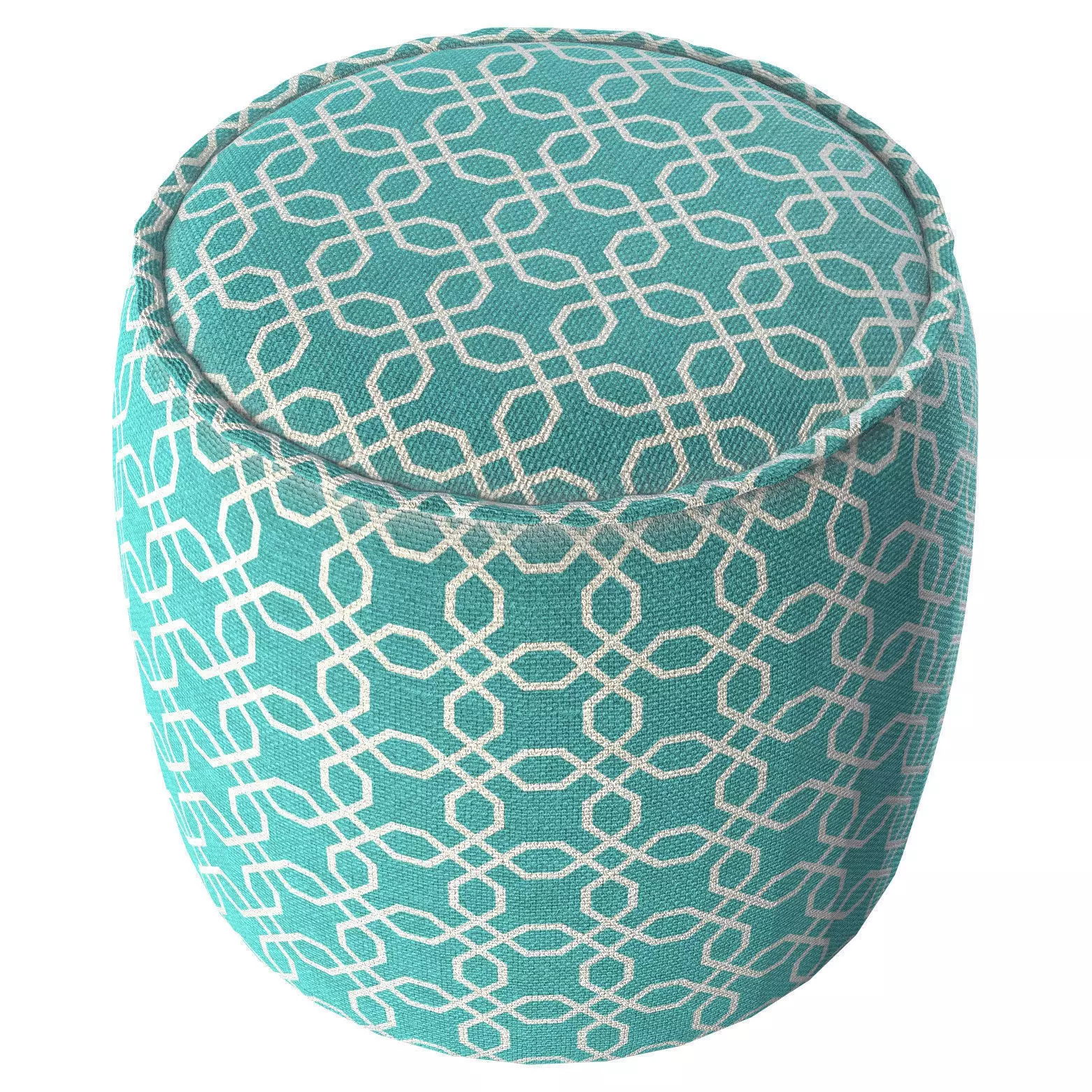 Geometric round pouf 6300-874 3D model_0