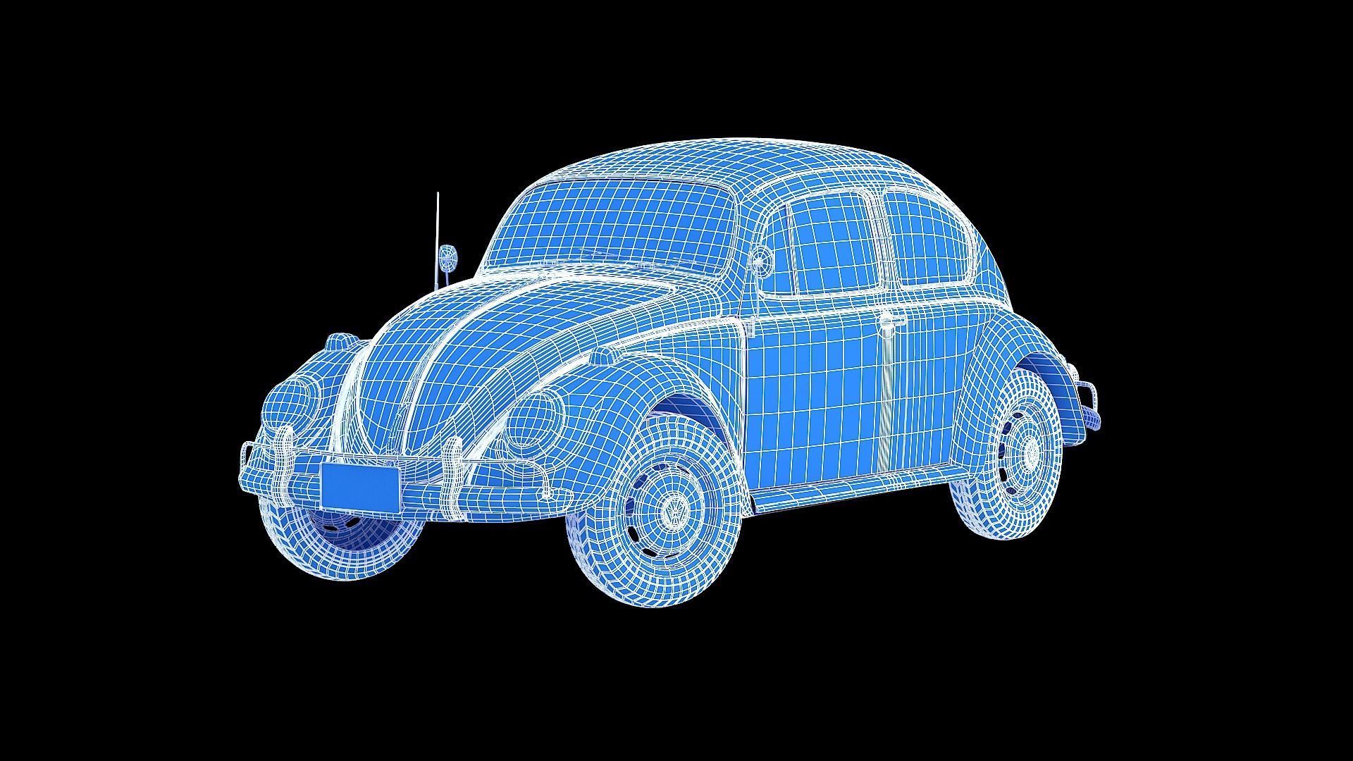 Volkswagen Beetle Free 3D model_10