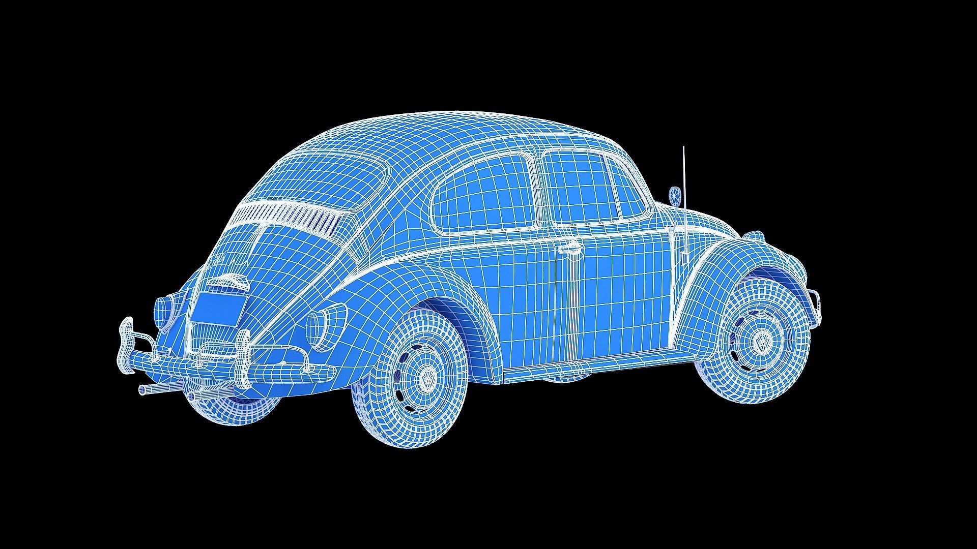 Volkswagen Beetle Free 3D model_9