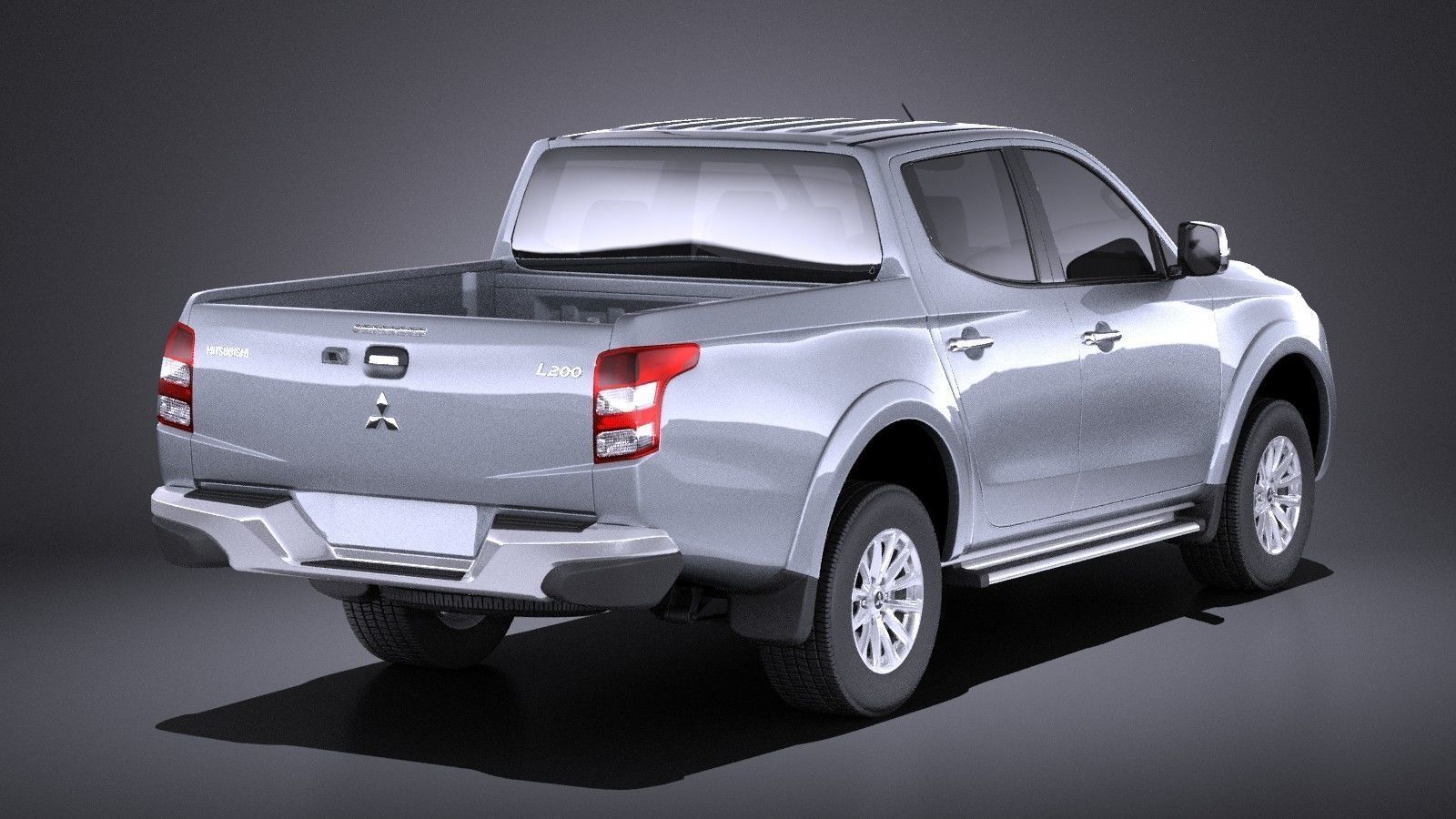 Mitsubishi L200 2017 VRAY 3D model_5
