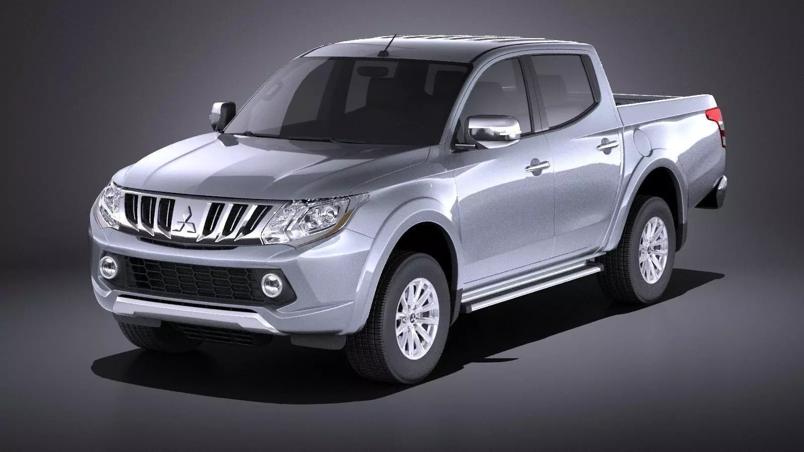 Mitsubishi L200 2017 VRAY 3D model_0