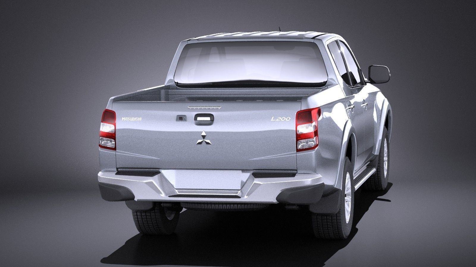 Mitsubishi L200 2017 VRAY 3D model_4
