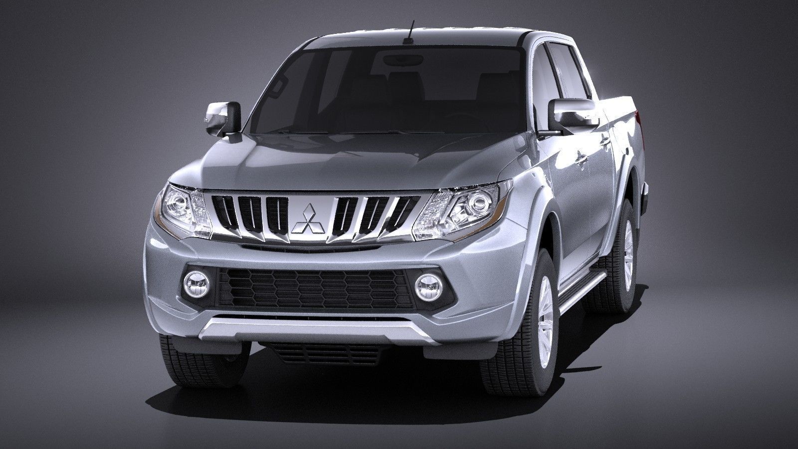 Mitsubishi L200 2017 VRAY 3D model_1