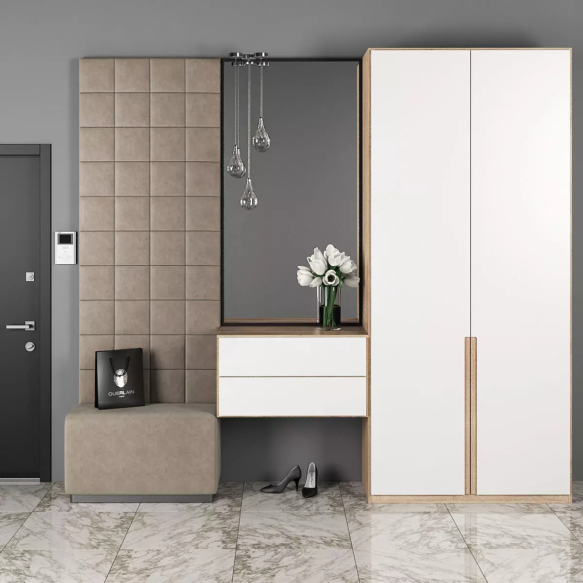 Entryway furniture 21  3D model_0