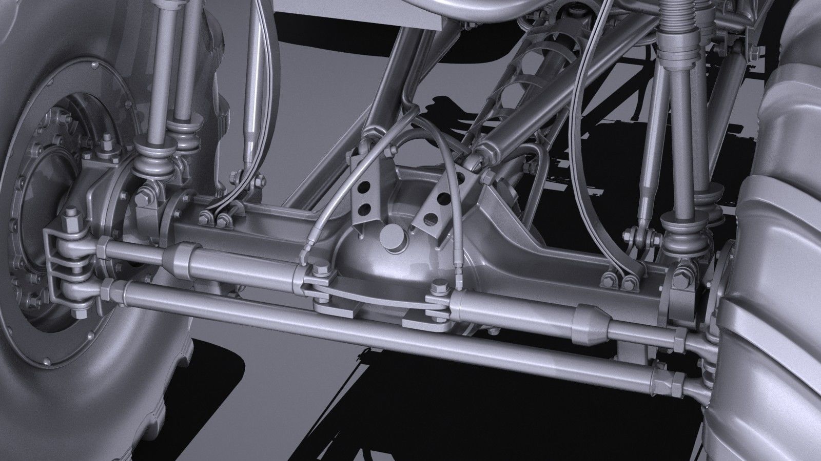 Grave Digger Monster Truck 3D model_30