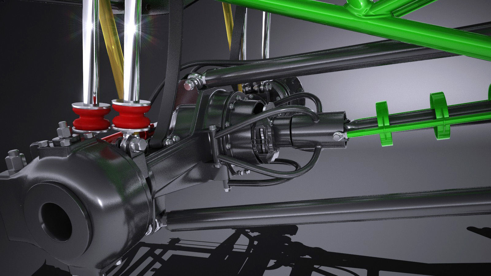 Grave Digger Monster Truck 3D model_22