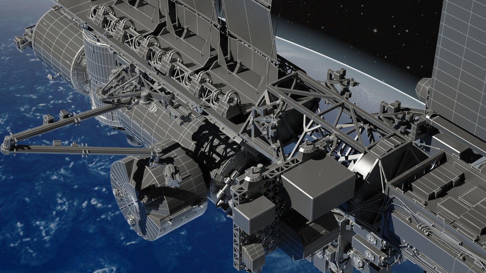 NASA International Space Station 3D model_26