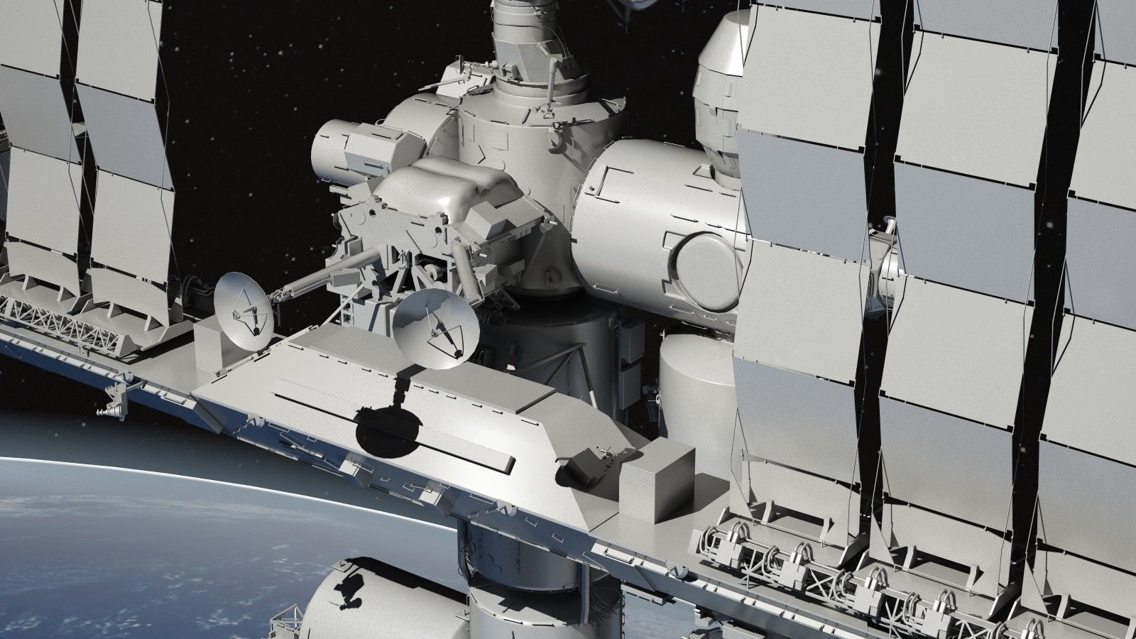 NASA International Space Station 3D model_21