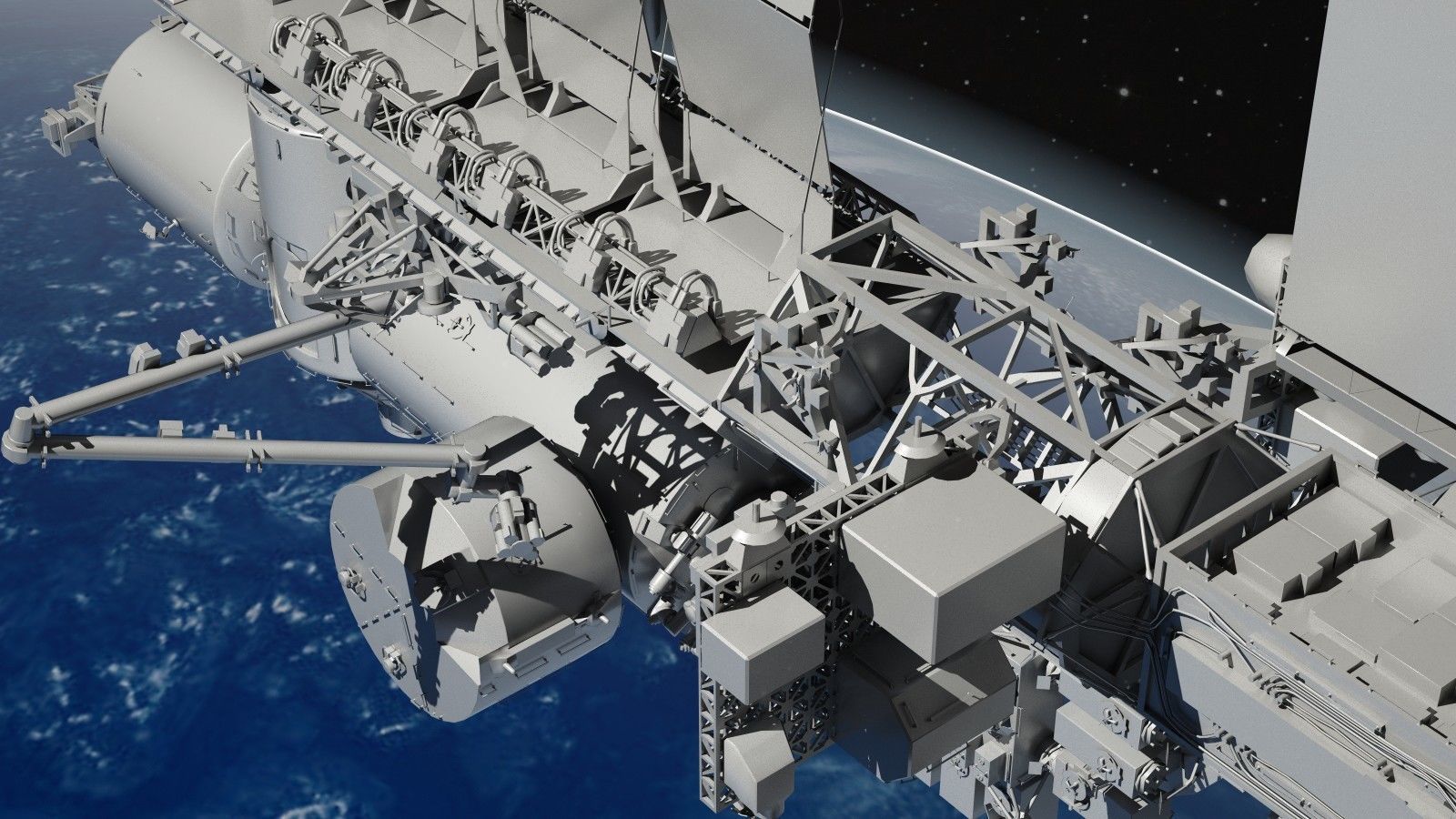 NASA International Space Station 3D model_22