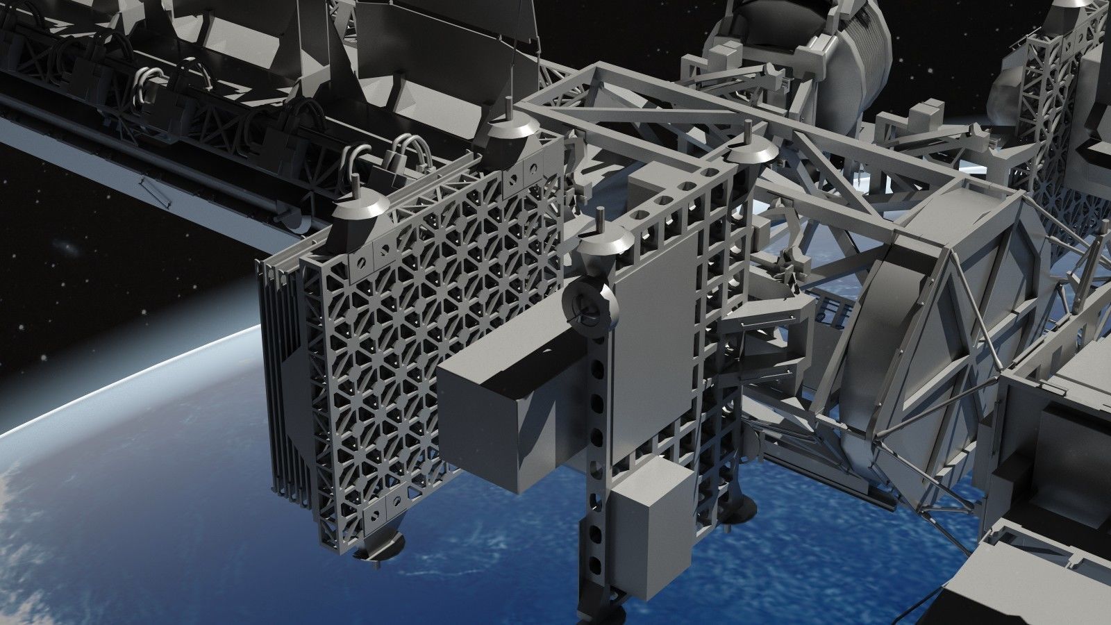 NASA International Space Station 3D model_23