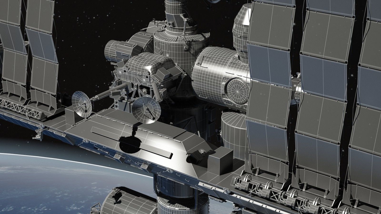 NASA International Space Station 3D model_25