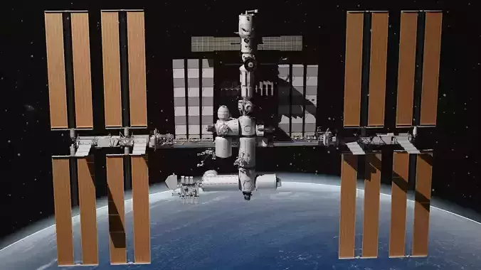 NASA International Space Station 3D model