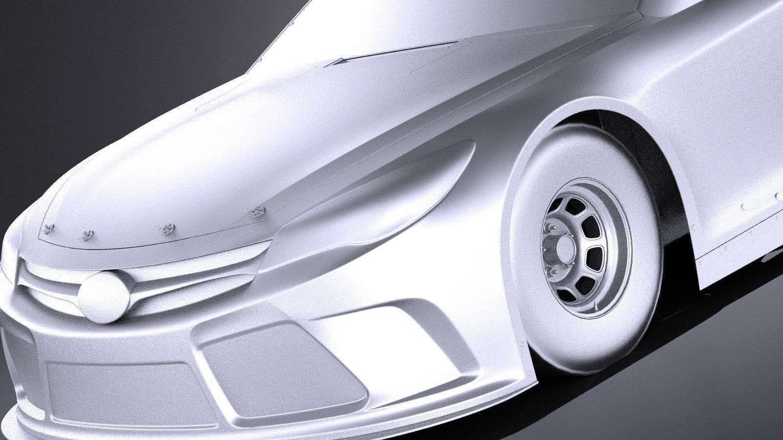 Nascar Toyota Camry FedEx Denny Hamlin 2017 VRAY 3D model_11