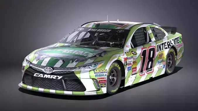 Nascar Toyota Camry Interstate Kyle Bush 2017 VRAY