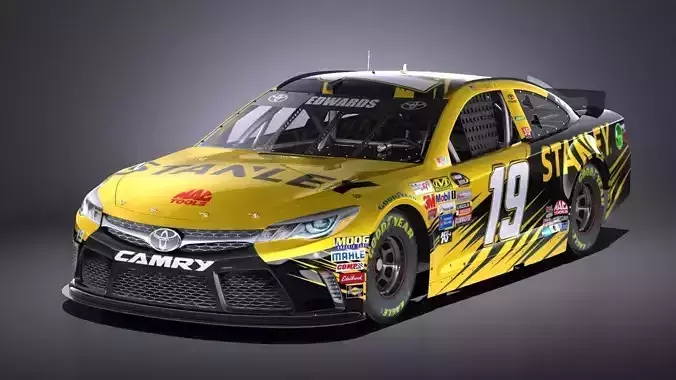 Nascar Toyota Camry Stanley Carl Edwards 2017 VRAY