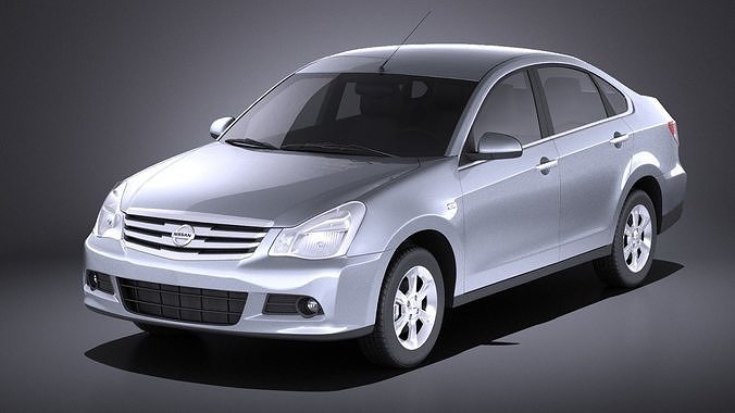Nissan Almera 2013 VRAY 3D model