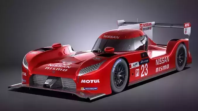 Nissan GT-R LM Nismo Race car 2016 VRAY