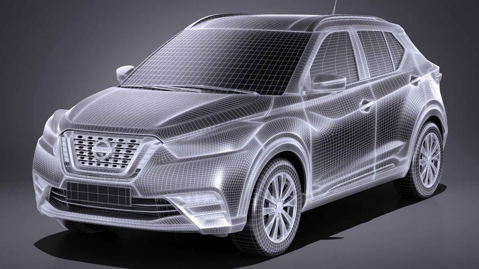 Nissan Kicks 2017 3D model_12