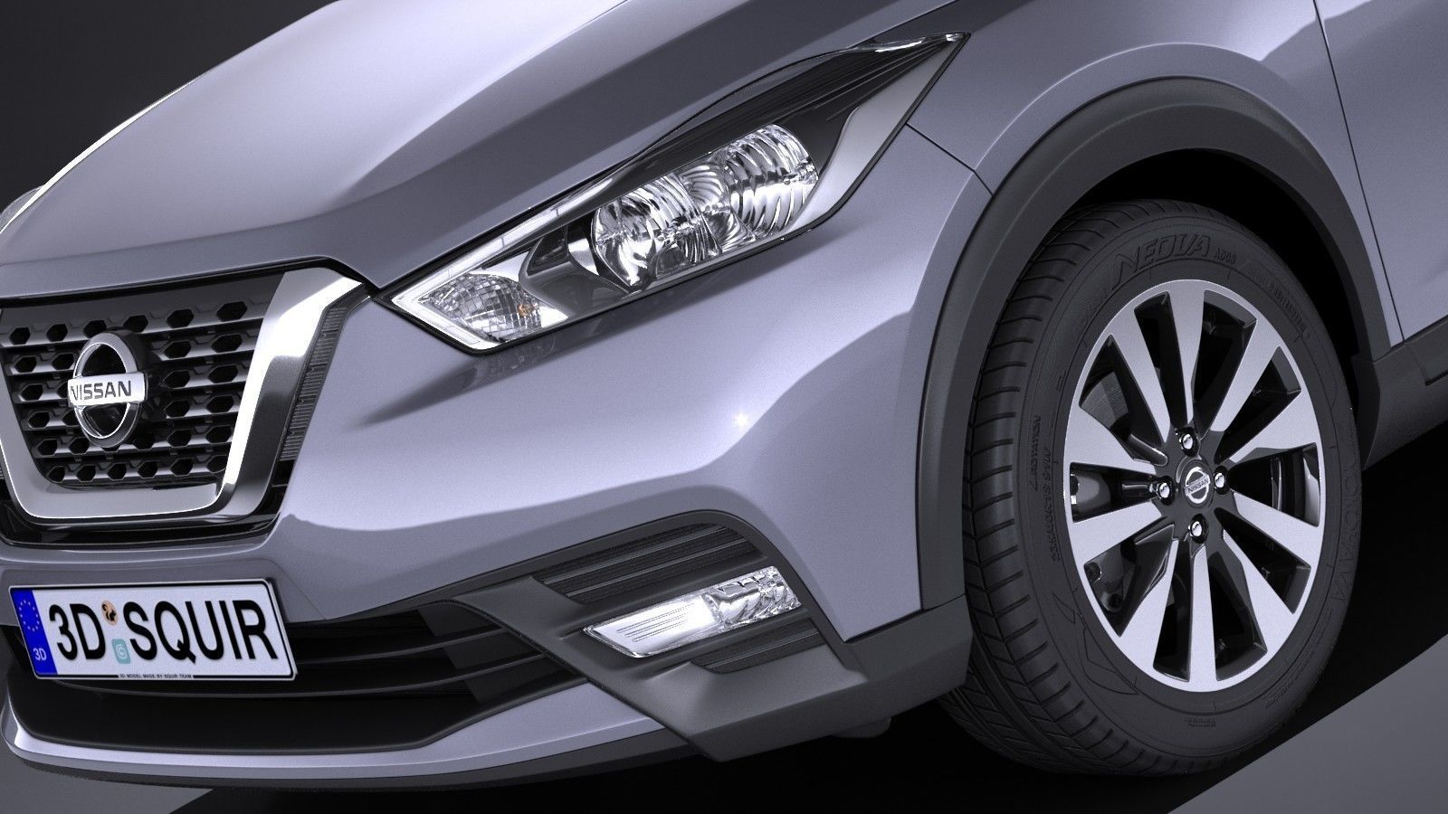 Nissan Kicks 2017 3D model_2