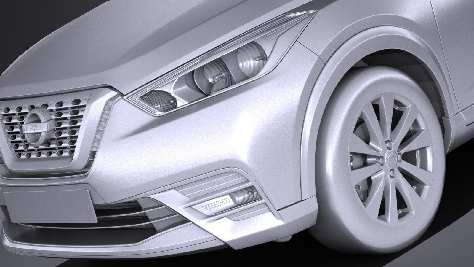 Nissan Kicks 2017 3D model_9