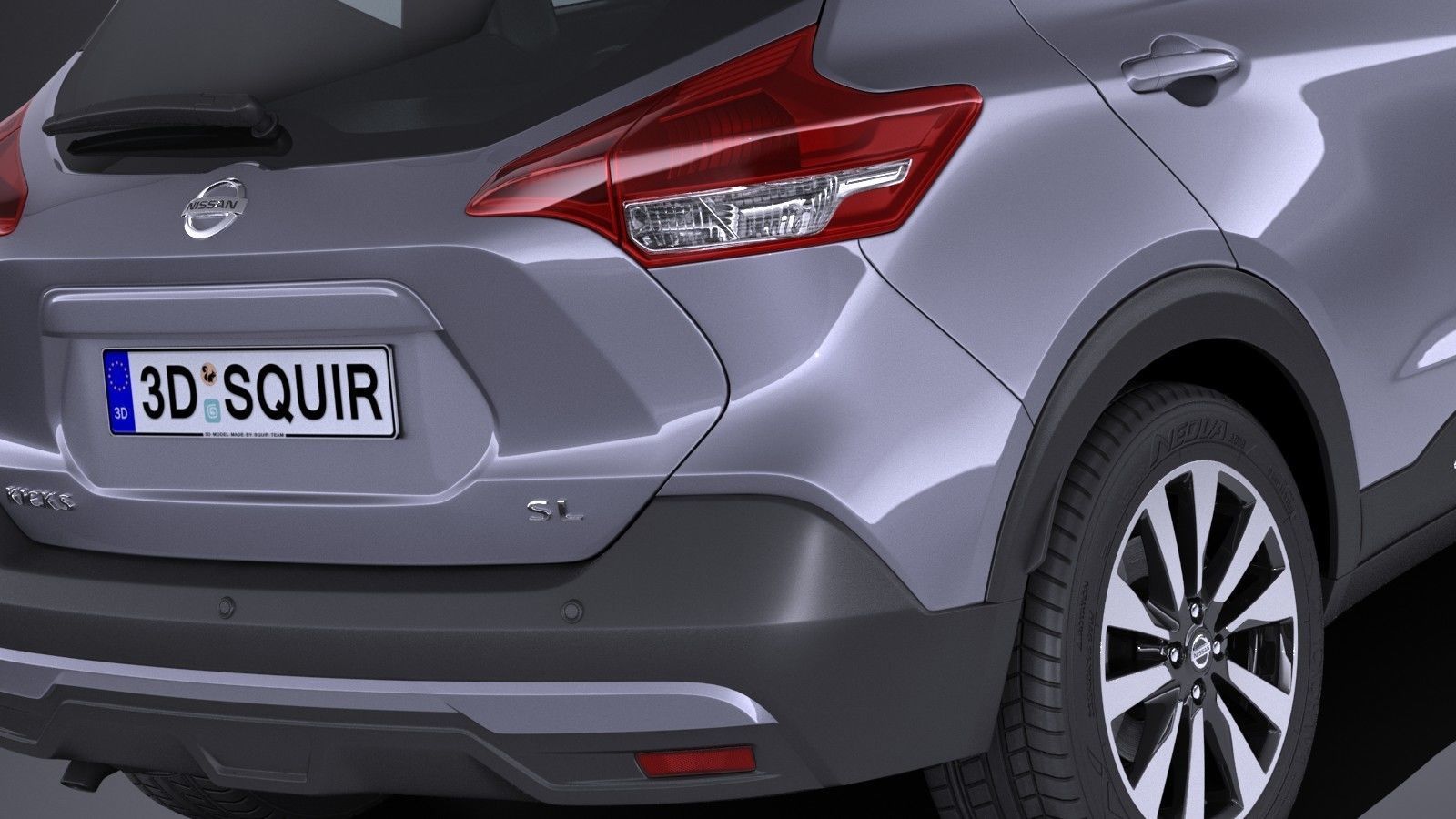 Nissan Kicks 2017 3D model_3