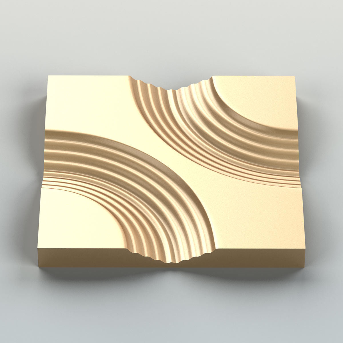 Wall panel 009 3D model_7