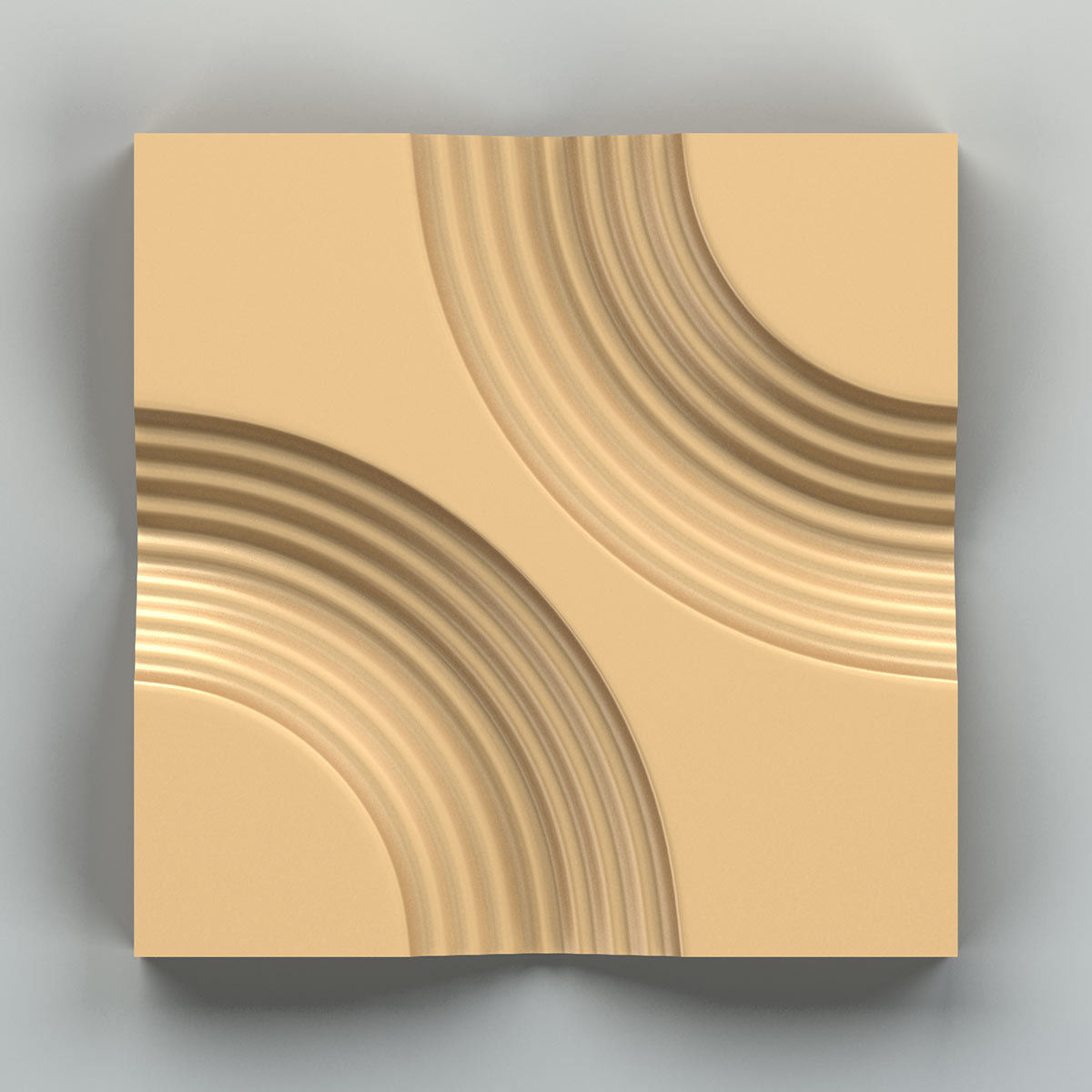 Wall panel 009 3D model_4