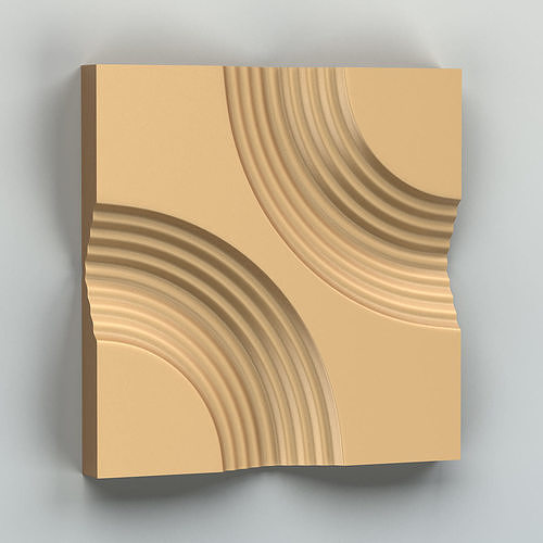 Wall panel 009 3D model