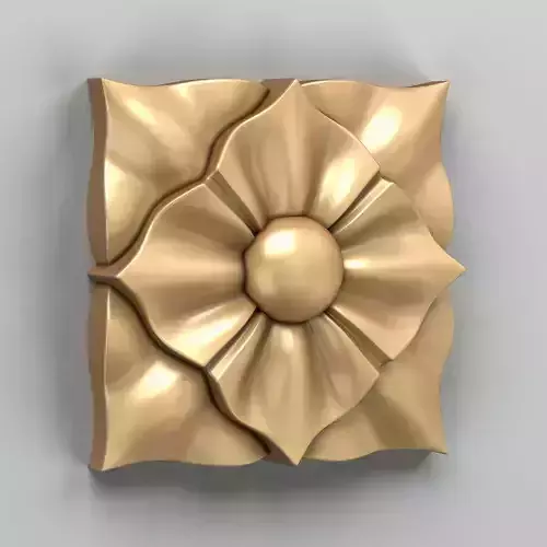 Square rosette 011 3D model