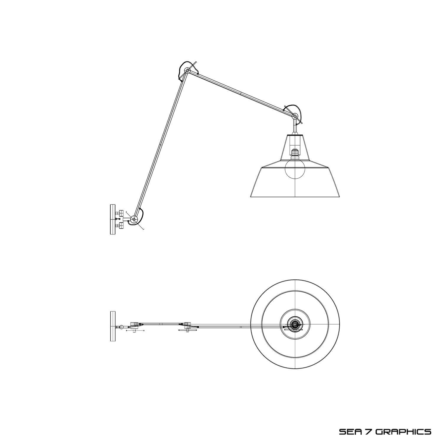 Wall lamp Its About RoMi Chicago 3D model_7