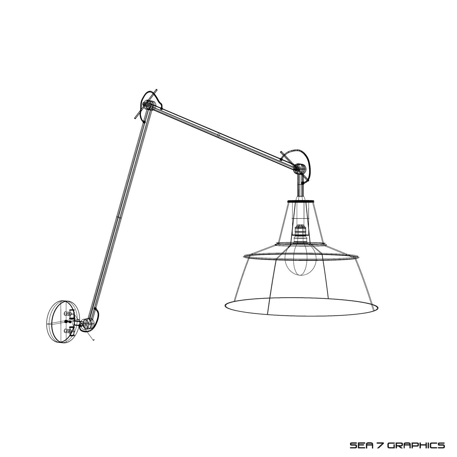 Wall lamp Its About RoMi Chicago 3D model_5